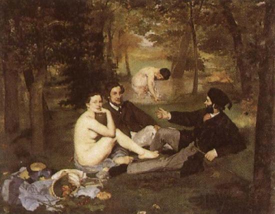 Edouard Manet Le dejeuner sur l herbe Germany oil painting art